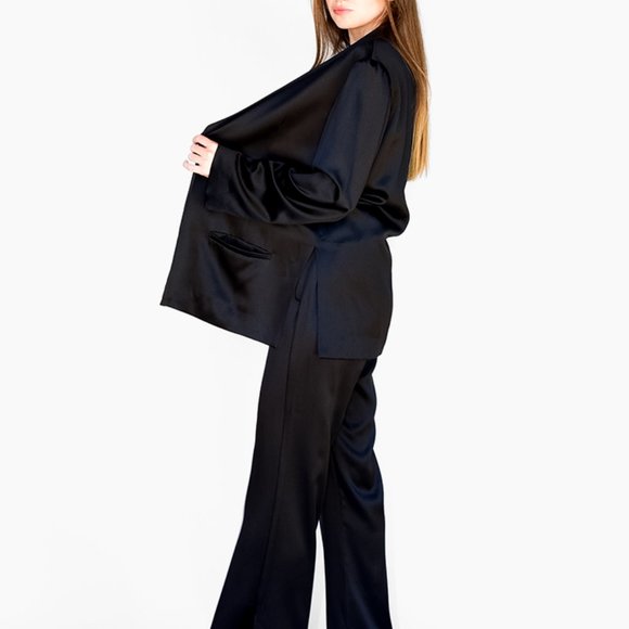 Fiorla silk boyfriend jacket - Picture 2 of 2